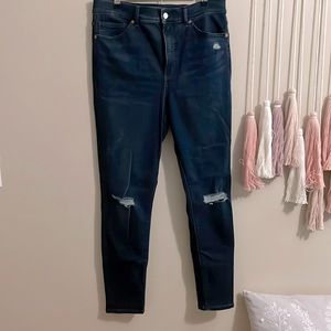 Express dark wash jeans